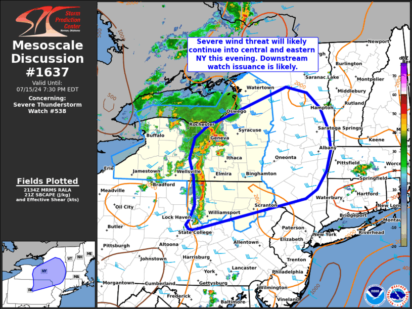Mesoscale Discussion 1637
