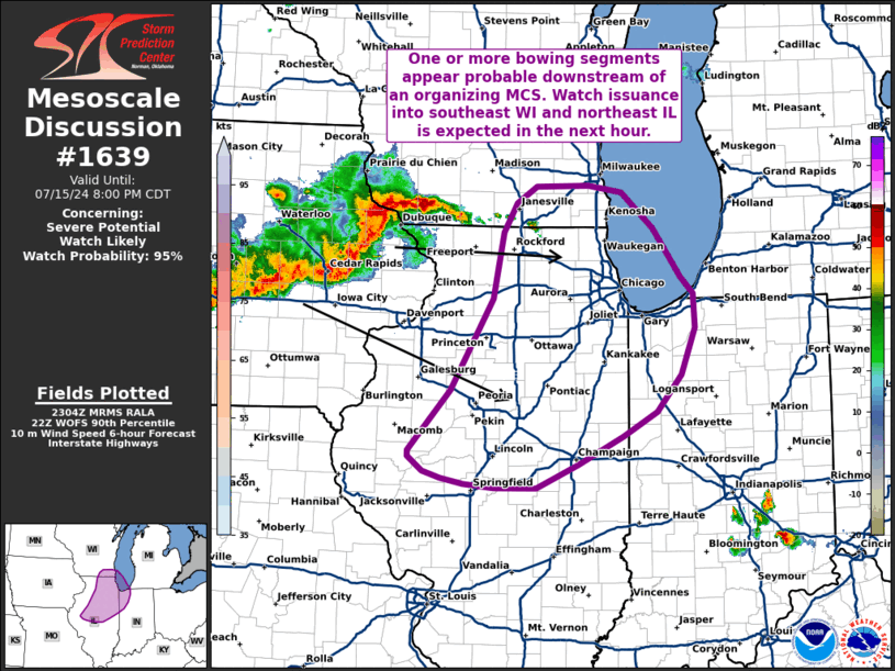 Mesoscale Discussion 1639