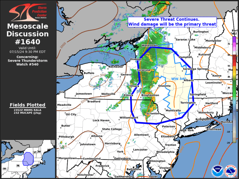 Mesoscale Discussion 1640