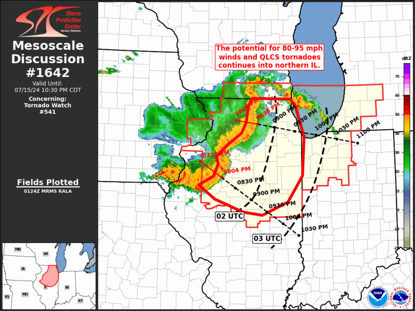 Mesoscale Discussion 1642