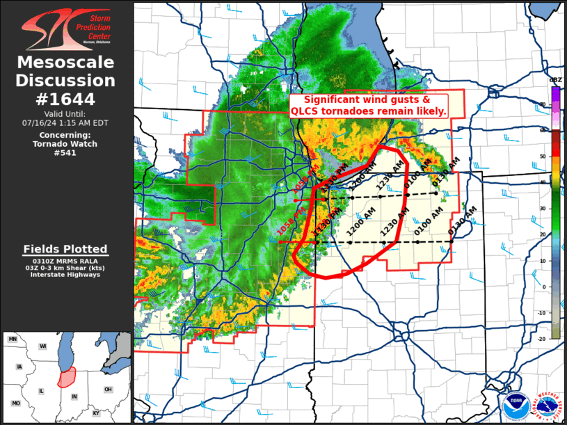 Mesoscale Discussion 1644