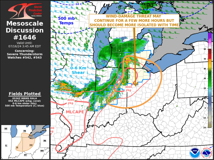 Mesoscale Discussion 1646