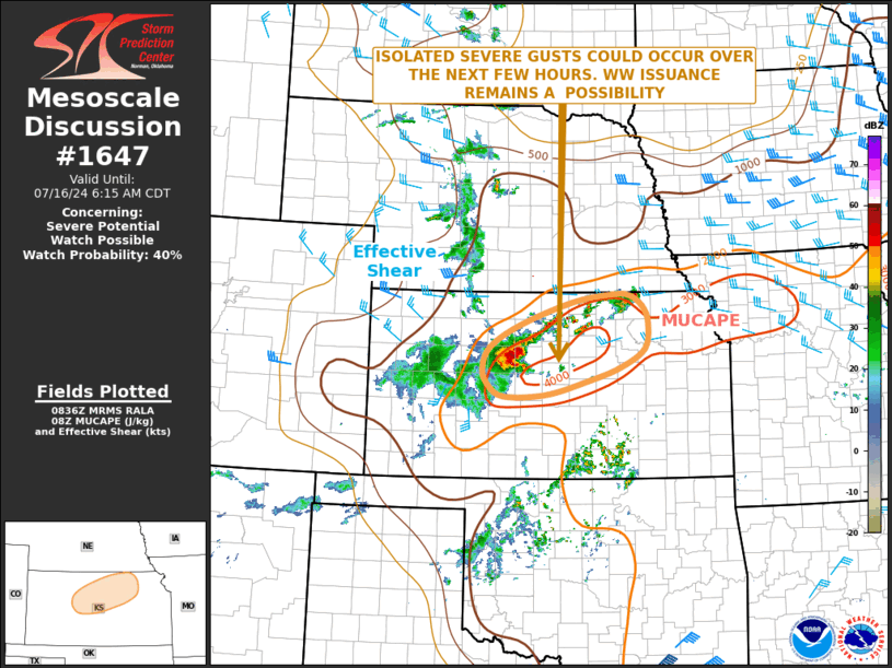 Mesoscale Discussion 1647