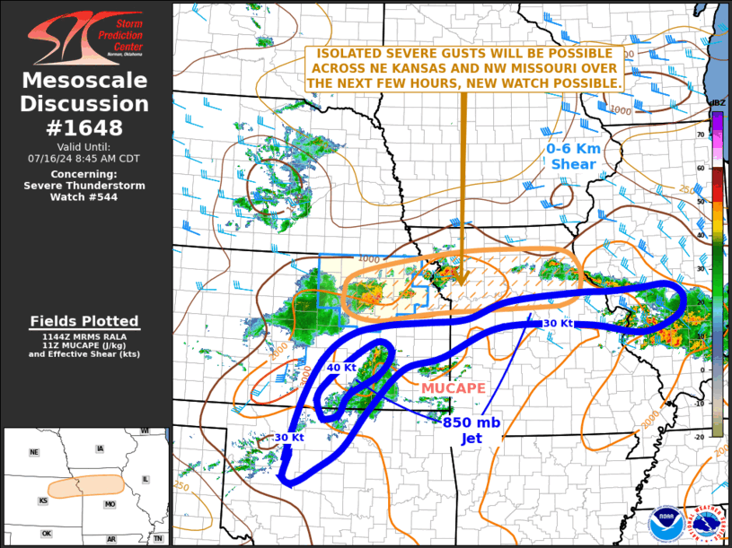 Mesoscale Discussion 1648