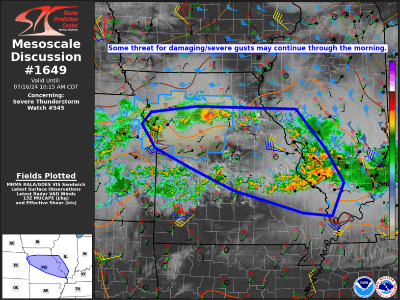Mesoscale Discussion 1649
