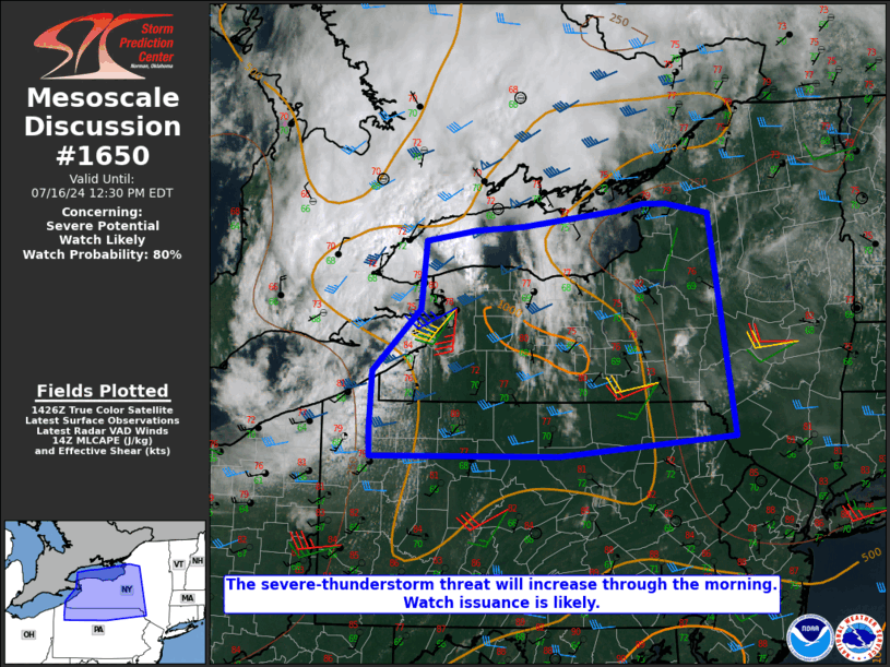 Mesoscale Discussion 1650