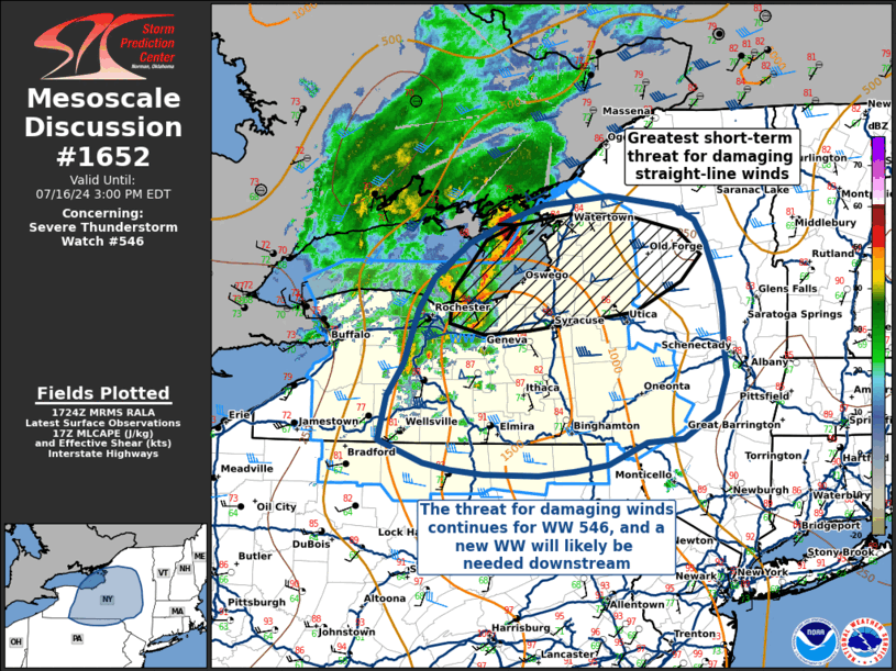 Mesoscale Discussion 1652
