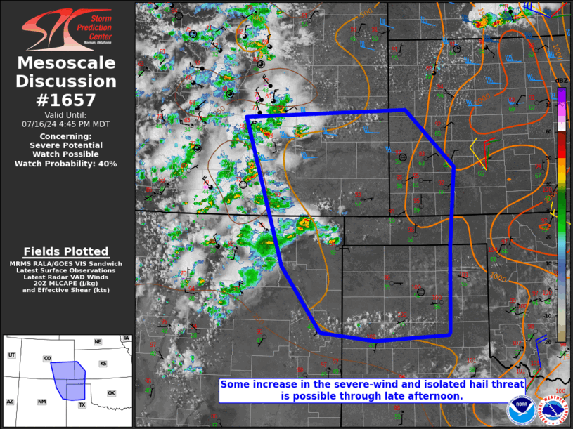 Mesoscale Discussion 1657