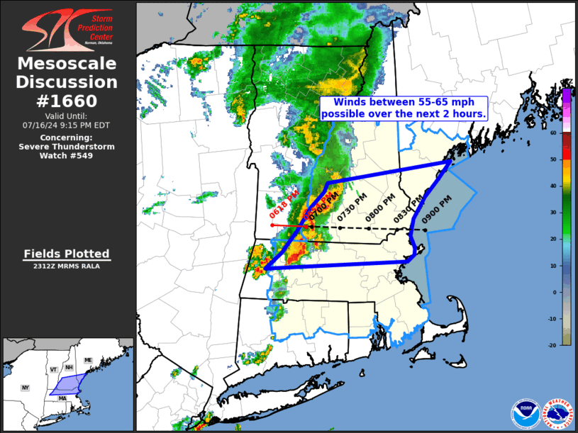 Mesoscale Discussion 1660