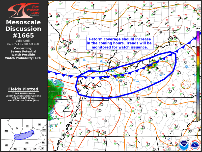 Mesoscale Discussion 1665