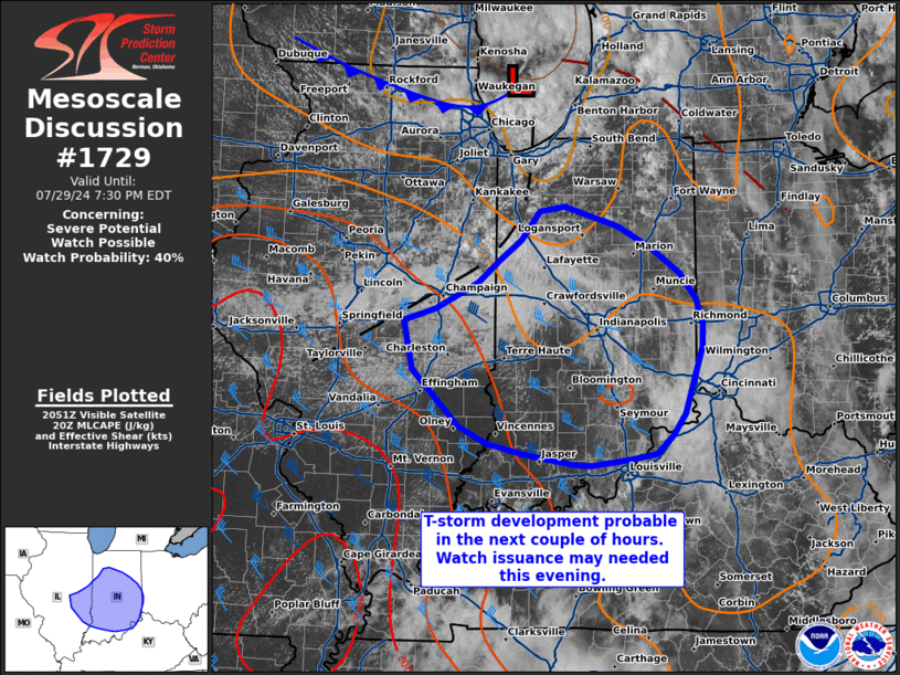 Mesoscale Discussion 1729