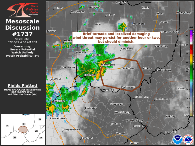 Mesoscale Discussion 1737