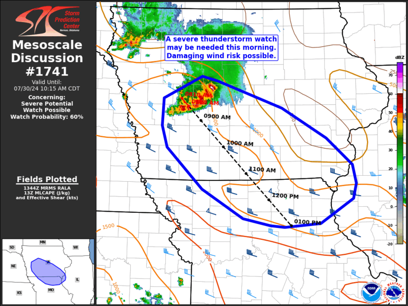 Mesoscale Discussion 1741