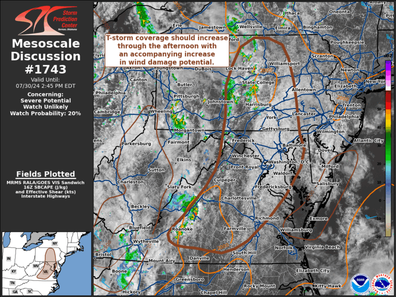 Mesoscale Discussion 1743