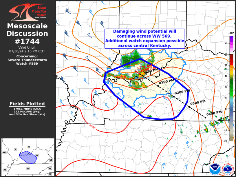 Mesoscale Discussion 1744