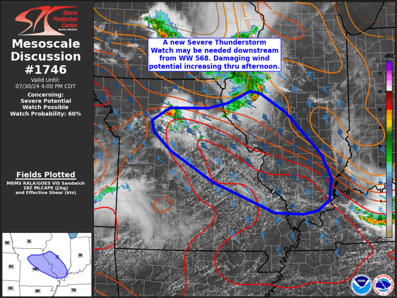 Mesoscale Discussion 1746