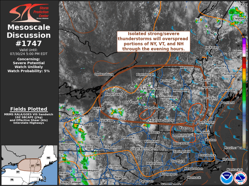 Mesoscale Discussion 1747