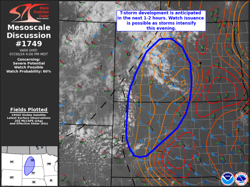 Mesoscale Discussion 1749