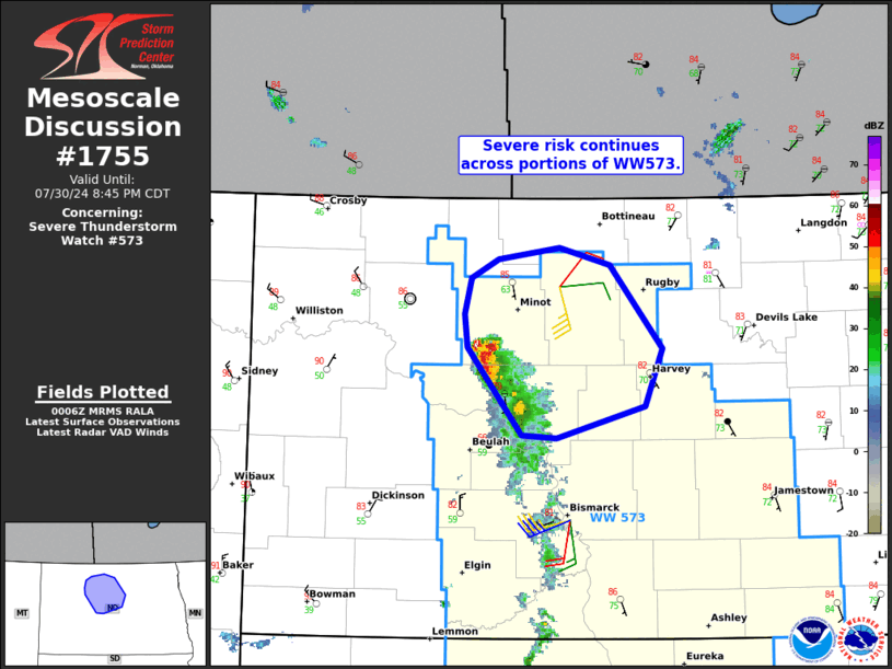 Mesoscale Discussion 1755