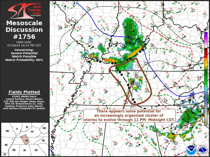 Mesoscale Discussion 1756