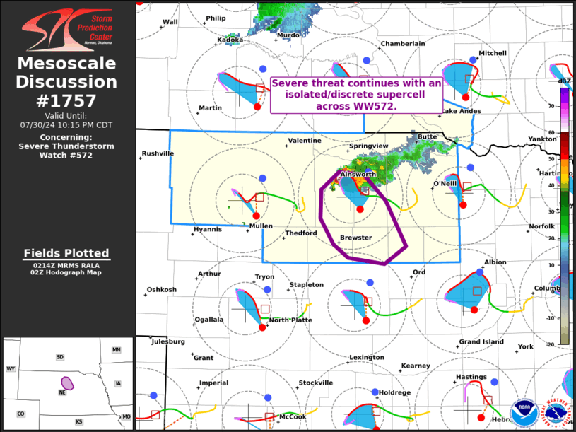 Mesoscale Discussion 1757