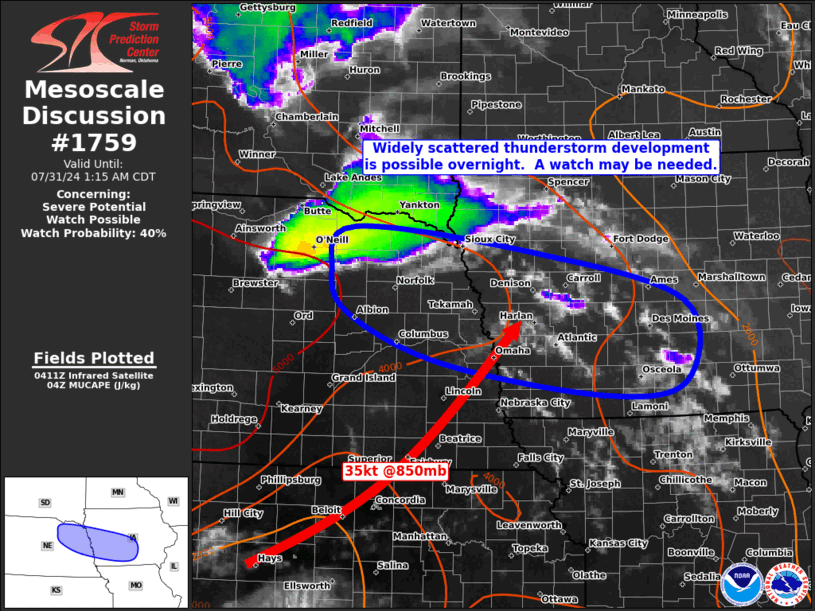 Mesoscale Discussion 1759