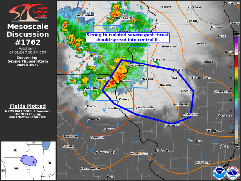 Mesoscale Discussion 1762