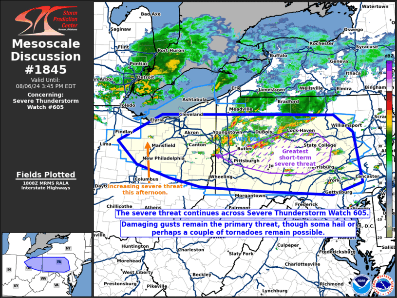 Mesoscale Discussion 1845