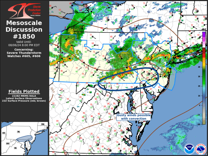 Mesoscale Discussion 1850