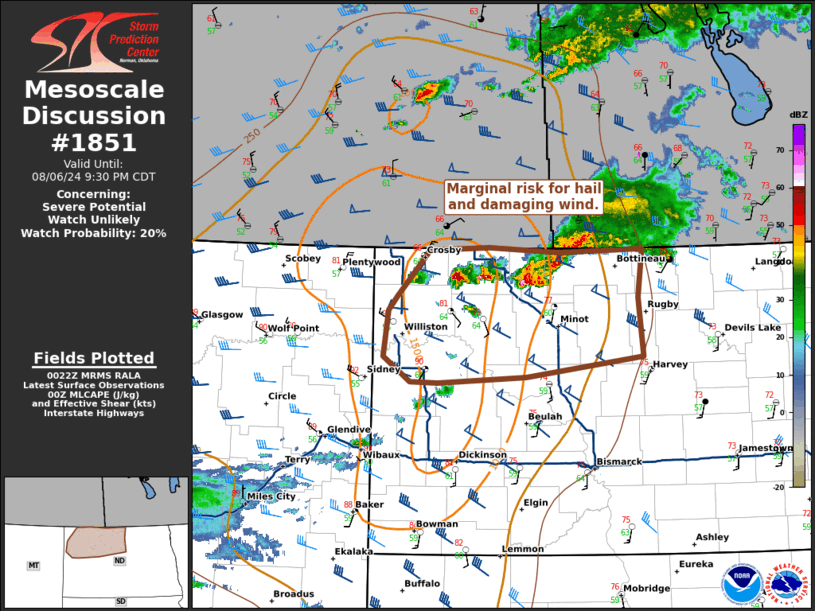 Mesoscale Discussion 1851