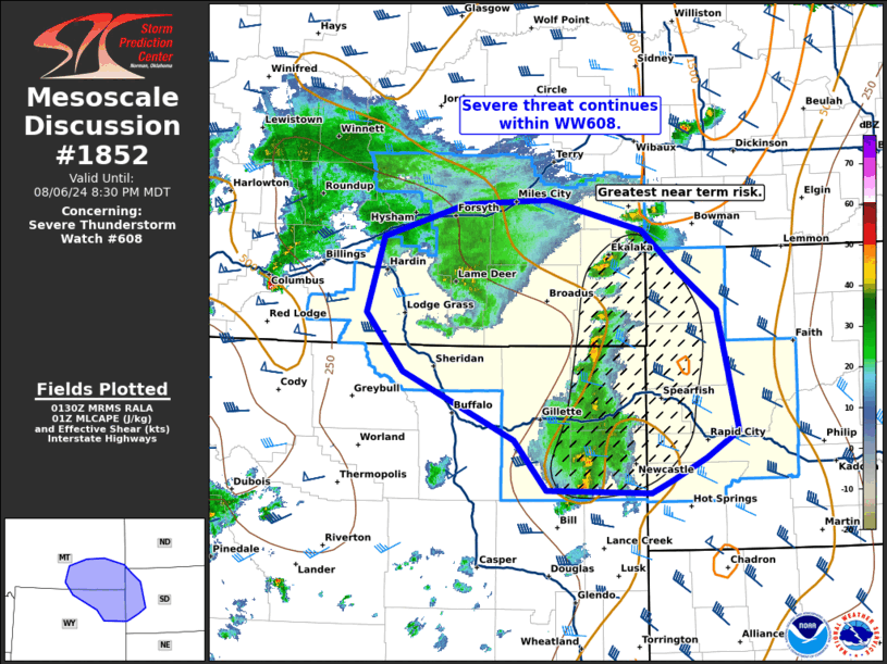 Mesoscale Discussion 1852