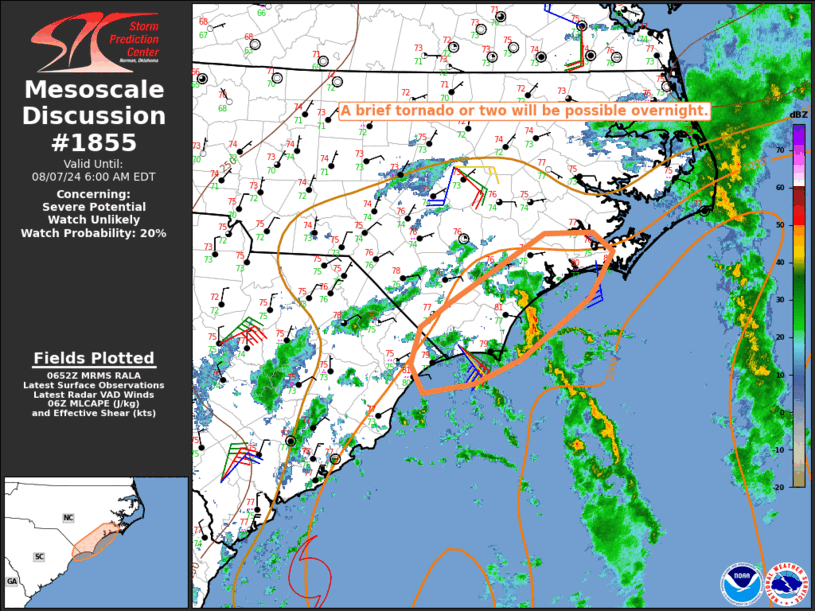 Mesoscale Discussion 1855