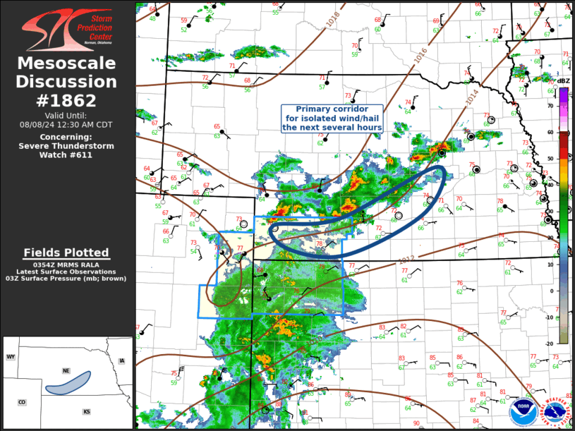 Mesoscale Discussion 1862