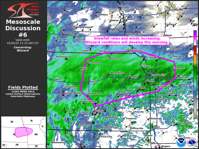 Mesoscale Discussion 6