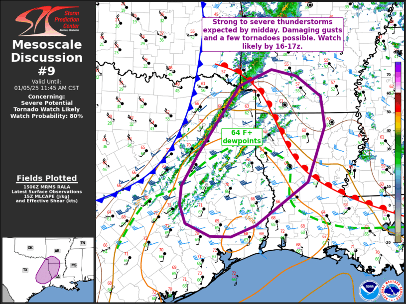 Mesoscale Discussion 9