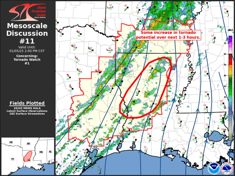 Mesoscale Discussion 11