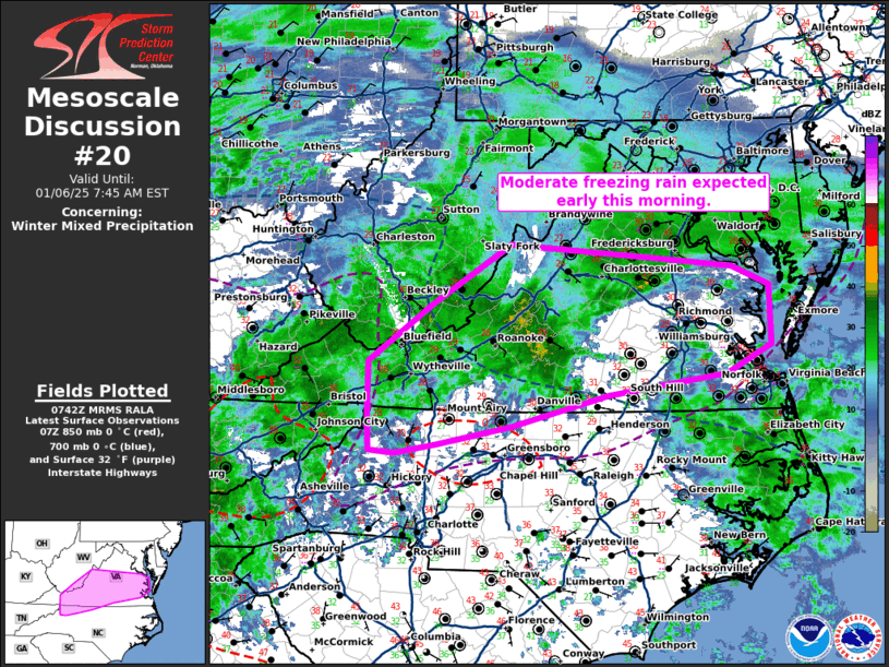 Mesoscale Discussion 20
