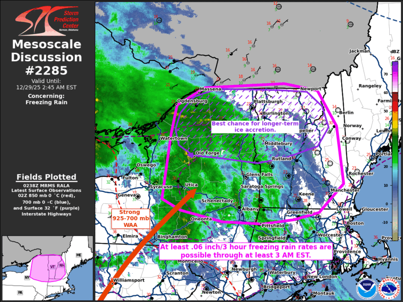 Mesoscale Discussion 2285