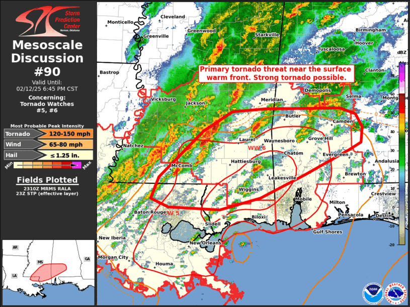 Mesoscale Discussion 90