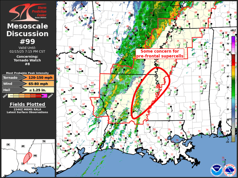 Mesoscale Discussion 99