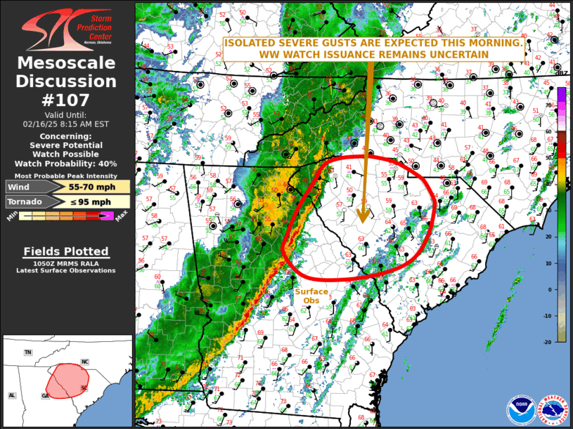Mesoscale Discussion 107
