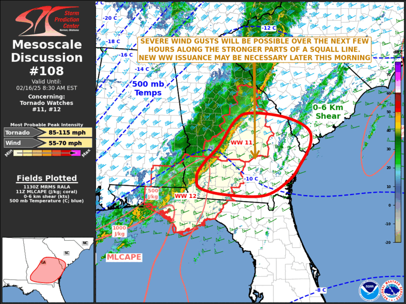 Mesoscale Discussion 108
