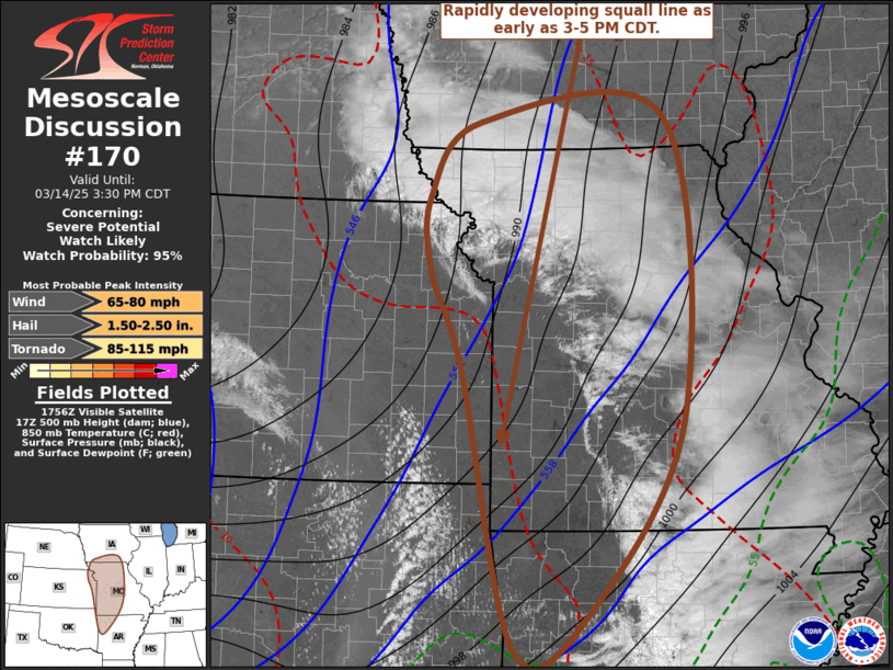 Mesoscale Discussion 170