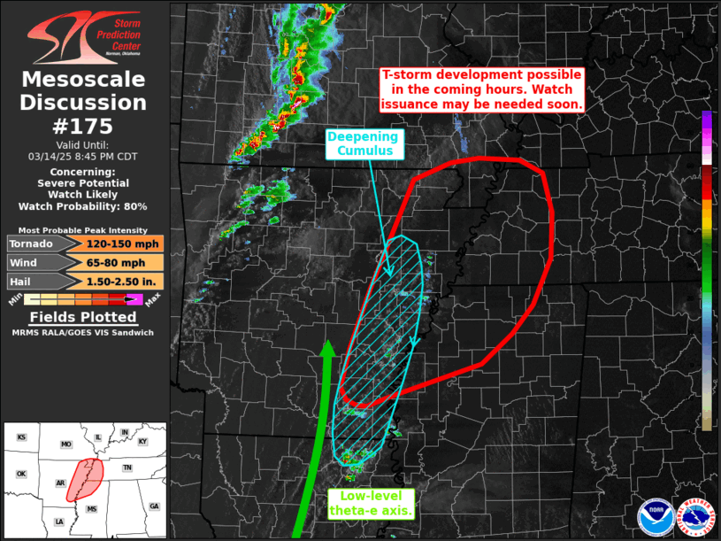 Mesoscale Discussion 175