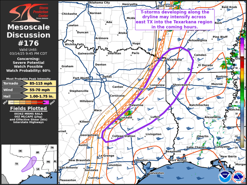 Mesoscale Discussion 176