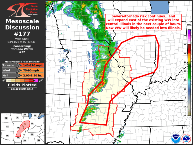 Mesoscale Discussion 177