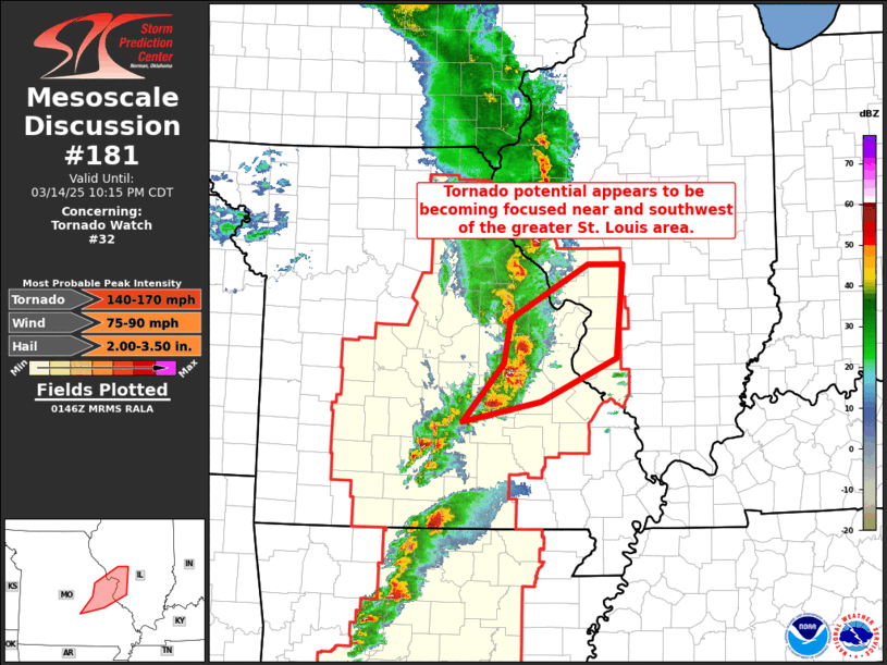 Mesoscale Discussion 181
