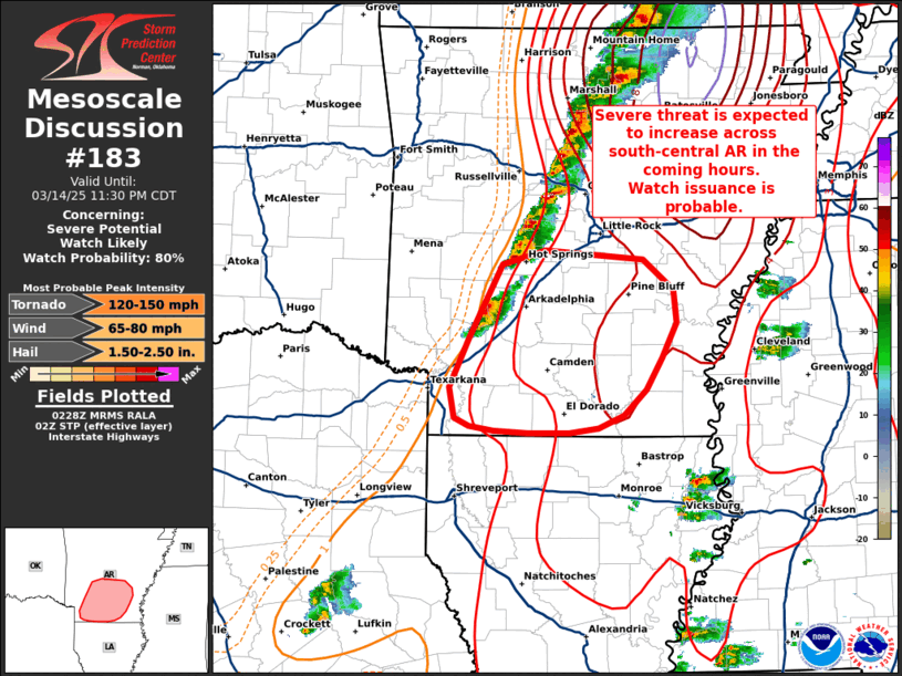 Mesoscale Discussion 183