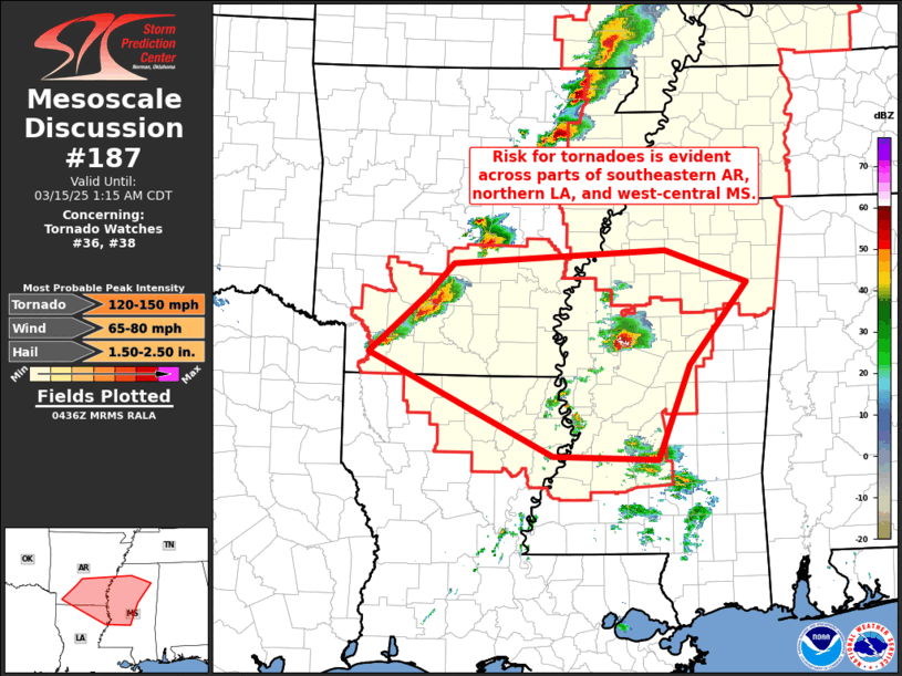 Mesoscale Discussion 187