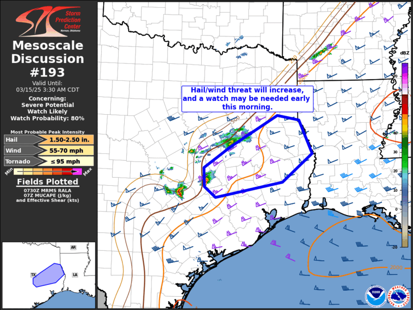 Mesoscale Discussion 193